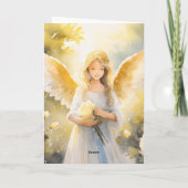 Gevouwen dank bedankkaart (Achterkant)