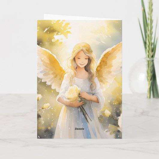 Gevouwen dank bedankkaart (Achterkant)