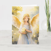 Gevouwen dank bedankkaart (Voorkant)