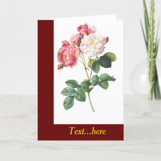 Gevouwen dank bedankkaart