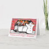 Gevouwen dank bedankkaart (Voorkant)