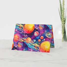 Gevouwen dank bedankkaart