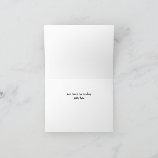 Gevouwen dank bedankkaart (Binnen)