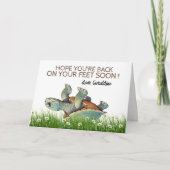 Gevouwen dank bedankkaart (Voorkant)