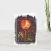 Gevouwen dank bedankkaart (Voorkant)