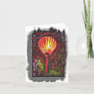 Gevouwen dank bedankkaart