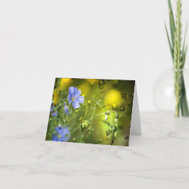 Gevouwen dank bedankkaart