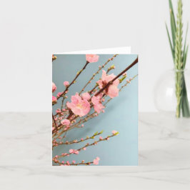 Gevouwen dank bedankkaart