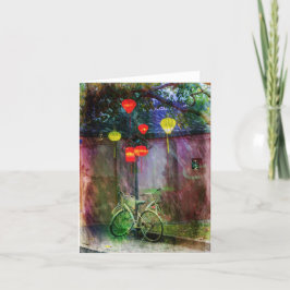 Gevouwen dank bedankkaart