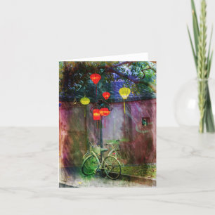 Gevouwen dank bedankkaart