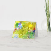 Gevouwen dank bedankkaart (Voorkant)