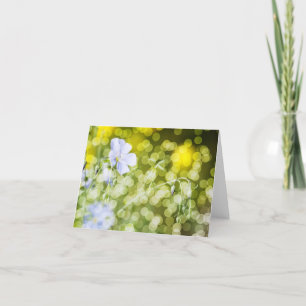 Gevouwen dank bedankkaart