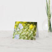 Gevouwen dank bedankkaart (Voorkant)