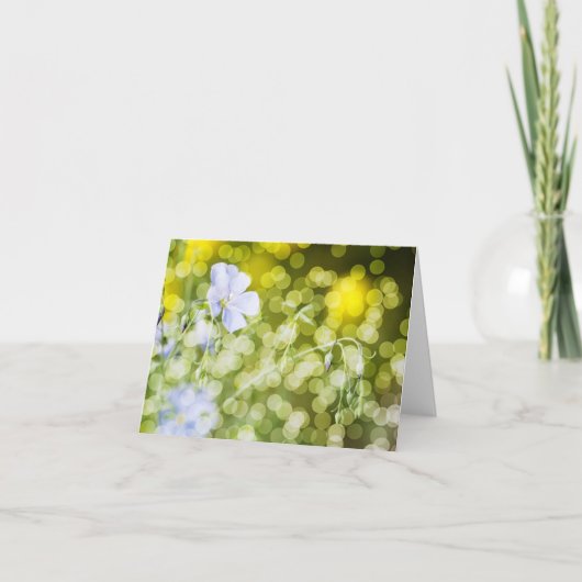 Gevouwen dank bedankkaart (Voorkant)