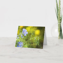 Gevouwen dank bedankkaart