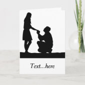 Gevouwen dank bedankkaart (Voorkant)