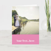 Gevouwen dank bedankkaart (Voorkant)