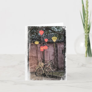 Gevouwen dank bedankkaart