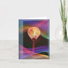 Gevouwen dank bedankkaart