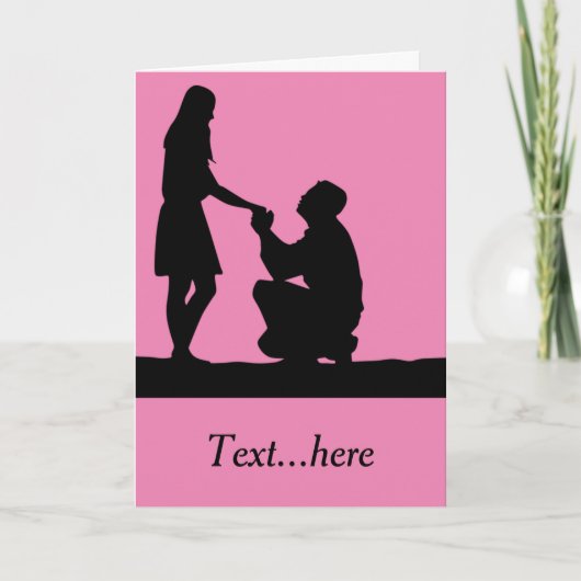 Gevouwen dank bedankkaart (Voorkant)