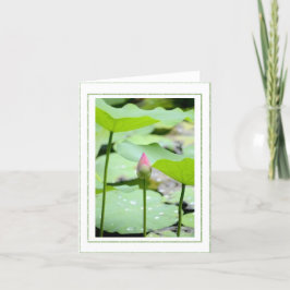 Gevouwen dank bedankkaart