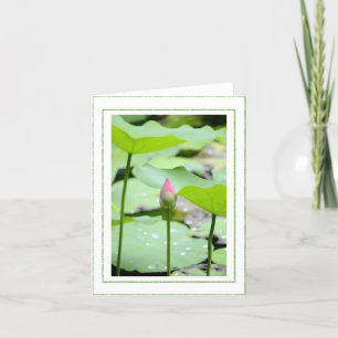 Gevouwen dank bedankkaart