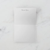 Gevouwen dank bedankkaart (Binnen)