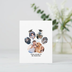 Gevouwen dank feestdagenkaart