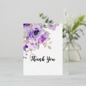 Gevouwen dank folie feestdagen briefkaart (Staand Voorkant)