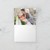 GEVouwen DANK JE WEL mini confetti goud kraft kaar Bedankkaart (Binnen)