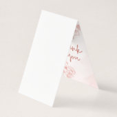 Gevouwen dank kaart (Voorkant)