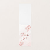 Gevouwen dank kaart (Binnenkant ongevouwen)