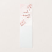 Gevouwen dank kaart (Buitenkant ongevouwen)