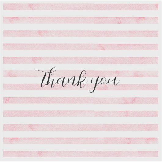 Gevouwen dank sticker (Voorkant)