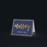 GEVOUWEN DANK U bar mitzvah goud marine blauw MURR Bedankkaart<br><div class="desc">*** Neem contact met mij op voor een aangepaste gouden naam zoals "murray" Een modern, eenvoudig ontwerp voor een BEDANKKAART Setup als een sjabloon het is eenvoudig voor u om uw eigen gegevens toe te voegen, of druk op de knop aanpassen en u kunt tekst, lettertypen, maten etc. toevoegen of...</div>