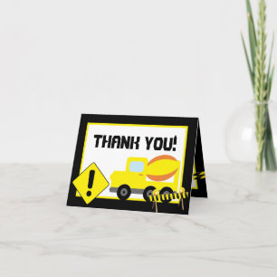 Gevouwen dank u kaart constructie