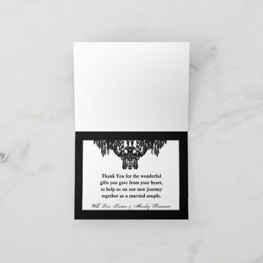 Gevouwen dank u kaart kristallen kroonluchter Glit (Binnen)