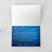 Gevouwen dank u kaart papier vliegtuig vliegen bla (Binnen)