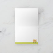 Gevouwen de Safari van het oerwoud dankt u nota Bedankkaart (Binnen)