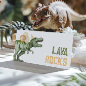 Gevouwen Dinosaur Food Tent Kaarten