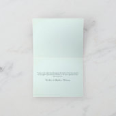 Gevouwen Eucalyptus Krans Dank u kaart (Binnen)