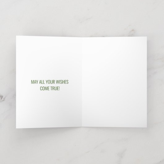 Gevouwen Folie bruiloft uitnodiging Kaart (Binnenlaag)