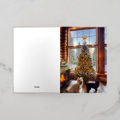 Gevouwen Folie kerst Kaart (Buiten Laag)