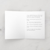 Gevouwen Folie Wenskaart (Binnenlaag)