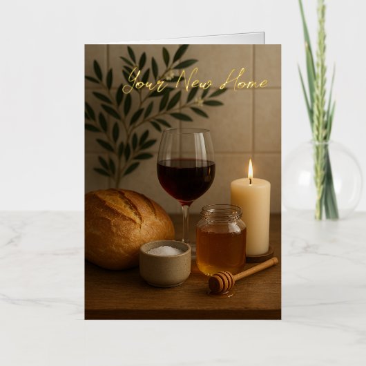 Gevouwen Folie Wenskaart (Voorkant)