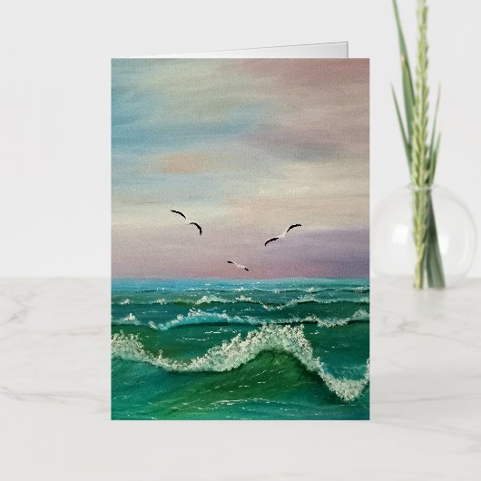 Gevouwen Folie Wenskaart (Voorkant)