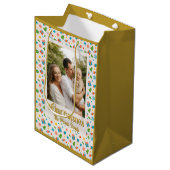 Gevouwen Folie Wenskaart Medium Cadeauzakje (Voorkant Gekanteld)