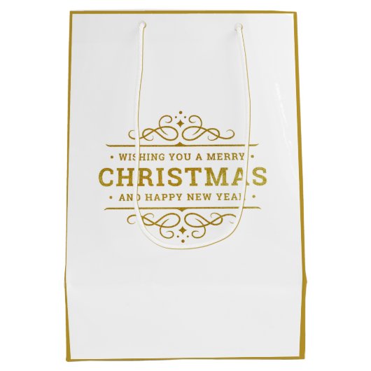 Gevouwen Folie Wenskaart Medium Cadeauzakje (Achterkant)