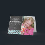 GEVOUWEN FOTO KERST KAART  krijtbord<br><div class="desc">Stuur een extra speciaal bericht met stijl en pizza dit jaar... Gepersonaliseerd met uw gegevens en foto's mijn moderne vakantie producten zijn zeker te onderscheiden van de vlaag van de groeten uw vrienden en familie zal dit seizoen ontvangen en zal een speciaal aandenken dat zal worden gekoesterd lang nadat het...</div>