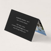 Gevouwen Foto Makelaar makelaar makelaar makelaar Visitekaartje (Achterkant)